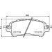Hella Bremsbelagsatz, Scheibenbremse 8DB 355 024-721 Hella Bremsbelagsatz, Scheibenbremse 8DB 355 024-721