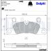 Delphi Bremsbelagsatz, Scheibenbremse LP2233 Delphi Bremsbelagsatz, Scheibenbremse LP2233