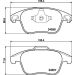Hella Bremsbelagsatz, Scheibenbremse 8DB 355 015-561