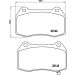 Brembo Bremsbelagsatz, Scheibenbremse PRIME LINE P 56 047