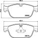 Bremsbelagsatz, Scheibenbremse 8DB 355 015-061 Bremsbelagsatz, Scheibenbremse 8DB 355 015-061