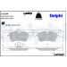 Delphi Bremsbelagsatz, Scheibenbremse LP2284 Delphi Bremsbelagsatz, Scheibenbremse LP2284