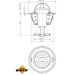 Thermostat, Kühlmittel 725109 Thermostat, Kühlmittel 725109