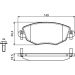 BOSCH Bremsbelagsatz, Scheibenbremse 0 986 494 724 BOSCH Bremsbelagsatz, Scheibenbremse 0 986 494 724