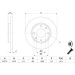 BOSCH Bremsscheibe 0 986 479 B55