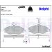 Delphi Bremsbelagsatz, Scheibenbremse LP877 Delphi Bremsbelagsatz, Scheibenbremse LP877