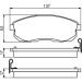 BOSCH Bremsbelagsatz, Scheibenbremse 0 986 494 277 BOSCH Bremsbelagsatz, Scheibenbremse 0 986 494 277