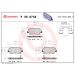 Brembo Bremsbelagsatz, Scheibenbremse XTRA LINE P 30 073X Brembo Bremsbelagsatz, Scheibenbremse XTRA LINE P 30 073X