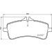 Bremsbelagsatz, Scheibenbremse P 50 131 Bremsbelagsatz, Scheibenbremse P 50 131