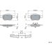 BOSCH Bremsbelagsatz, Scheibenbremse 0 986 424 616 BOSCH Bremsbelagsatz, Scheibenbremse 0 986 424 616
