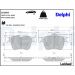 Delphi Bremsbelagsatz, Scheibenbremse LP2697 Delphi Bremsbelagsatz, Scheibenbremse LP2697