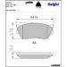 Delphi Bremsbelagsatz, Scheibenbremse LP783