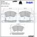 Delphi Bremsbelagsatz, Scheibenbremse LP2102 Delphi Bremsbelagsatz, Scheibenbremse LP2102