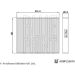 Blue Print Filter, Innenraumluft ADBP250078