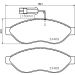 Brembo Bremsbelagsatz, Scheibenbremse PRIME LINE P 23 143