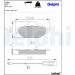 Delphi Bremsbelagsatz, Scheibenbremse LP851 Delphi Bremsbelagsatz, Scheibenbremse LP851