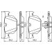 BOSCH Bremsbelagsatz, Scheibenbremse 0 986 494 862