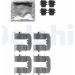 Delphi Zubehörsatz, Scheibenbremsbelag LX0512