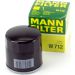 MANN-FILTER W 712 Ölfilter 3/4-16 UNF, Anschraubfilter MANN-FILTER W 712 Ölfilter 3/4-16 UNF, Anschraubfilter