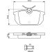BOSCH Bremsbelagsatz, Scheibenbremse 0 986 491 030