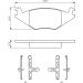 BOSCH Bremsbelagsatz, Scheibenbremse 0 986 468 890 BOSCH Bremsbelagsatz, Scheibenbremse 0 986 468 890