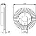 BOSCH Bremsscheibe 0 986 479 535