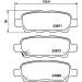 Bremsbelagsatz, Scheibenbremse 8DB 355 010-241 Bremsbelagsatz, Scheibenbremse 8DB 355 010-241