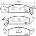Bremsbelagsatz, Scheibenbremse 8DB 355 013-281 Bremsbelagsatz, Scheibenbremse 8DB 355 013-281