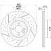 Hella Bremsscheibe Pro High Carbon 8DD 355 123-471