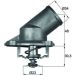 Mahle Thermostat, Kühlmittel BEHR TI 224 92 Mahle Thermostat, Kühlmittel BEHR TI 224 92