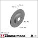 Zimmermann Bremsscheibe Coat Z 370.4402.20 Zimmermann Bremsscheibe Coat Z 370.4402.20