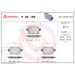 Brembo Bremsbelagsatz, Scheibenbremse PRIME LINE P 23 156 Brembo Bremsbelagsatz, Scheibenbremse PRIME LINE P 23 156