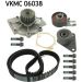 SKF Wasserpumpe + Zahnriemensatz VKMC 06038