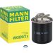 MANN-FILTER WK 820/2 x Kraftstofffilter 10mm, 8mm, mit Dichtung