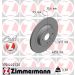 Zimmermann Bremsscheibe Coat Z 370.4401.20 Zimmermann Bremsscheibe Coat Z 370.4401.20