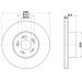 Hella Bremsscheibe 8DD 355 102-691