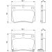 BOSCH Bremsbelagsatz, Scheibenbremse 0 986 424 711 BOSCH Bremsbelagsatz, Scheibenbremse 0 986 424 711