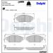Delphi Bremsbelagsatz, Scheibenbremse LP2218 Delphi Bremsbelagsatz, Scheibenbremse LP2218