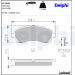 Delphi Bremsbelagsatz, Scheibenbremse LP1545 Delphi Bremsbelagsatz, Scheibenbremse LP1545