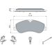 BOSCH Bremsbelagsatz, Scheibenbremse 0 986 494 844 BOSCH Bremsbelagsatz, Scheibenbremse 0 986 494 844