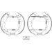 Hella Bremsbackensatz Shoe Kit Pro 8DB 355 004-171 Hella Bremsbackensatz Shoe Kit Pro 8DB 355 004-171