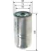 BOSCH Kraftstofffilter 1 457 434 187