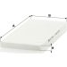 MANN-FILTER CU 3138 Innenraumfilter, Partikelfilter MANN-FILTER CU 3138 Innenraumfilter, Partikelfilter