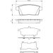 BOSCH Bremsbelagsatz, Scheibenbremse 0 986 494 376 BOSCH Bremsbelagsatz, Scheibenbremse 0 986 494 376