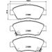 Hella Bremsbelagsatz, Scheibenbremse 8DB 355 016-461 Hella Bremsbelagsatz, Scheibenbremse 8DB 355 016-461