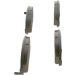BOSCH Bremsbelagsatz, Scheibenbremse 0 986 494 370