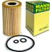 MANN-FILTER HU 7008 z Ölfilter mit Dichtung, Filtereinsatz