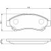 BOSCH Bremsbelagsatz, Scheibenbremse 0 986 494 936 BOSCH Bremsbelagsatz, Scheibenbremse 0 986 494 936