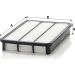MANN-FILTER C 3145 Luftfilter MANN-FILTER C 3145 Luftfilter