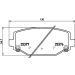 Hella Bremsbelagsatz, Scheibenbremse 8DB 355 020-311 Hella Bremsbelagsatz, Scheibenbremse 8DB 355 020-311